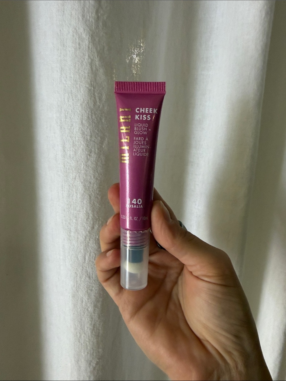 MILANI MAKEUP Cheek Kiss Liquid Blush Glow - Pink (Shade 140 Rosalia)